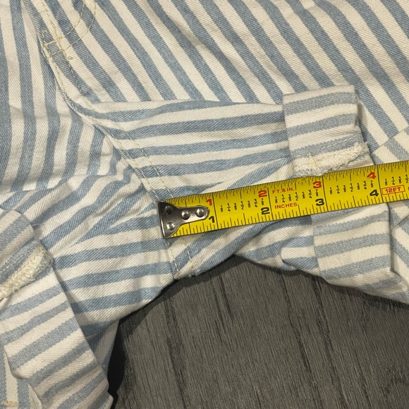 Rare!!! Vintage Guess by Georges Marciano Striped Denim Shorts Size 29 - Picture 5 of 8